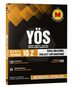 Metropol Yayınları YÖS IQ Konu Anlatımlı 2