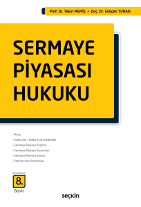 Sermaye Piyasası Hukuku