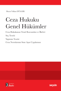 Ceza Hukuku Genel Hükümler