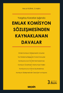 Emlak Komisyon Sözleşmesinden Kaynaklanan Davalar
