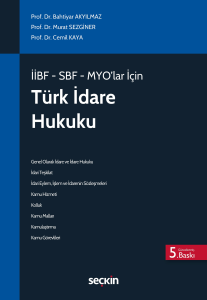 Türk İdare Hukuku (MYO)