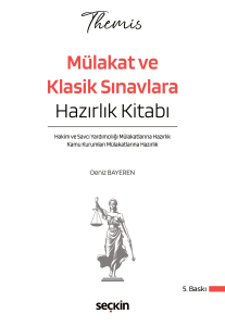 Themis Mülakat ve Klasik Sınavlara Hazırlık Kitabı