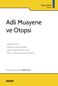 Adli Muayene ve Otopsi