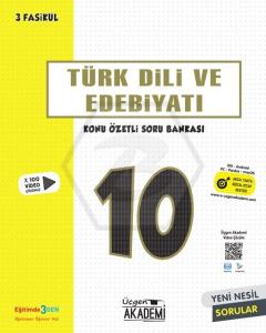 Üçgen Akademi Lise 10. Sınıf Türk Dili ve Edebiyatı Konu Özetli Soru Bankası