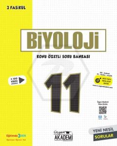 Üçgen Akademi Lise 11. Sınıf Türk Biyoloji Konu Özetli Soru Bankası