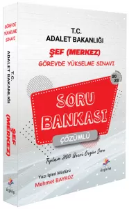 Dizgi Kitap 2023 GYS Adalet Bakanlığı Merkez Şef Soru Bankası Çözümlü Görevde Yükselme