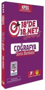Tasarı Yayınları KPSS Coğrafya 18 de 18 Net Garanti Soru Bankası Video Çözümlü