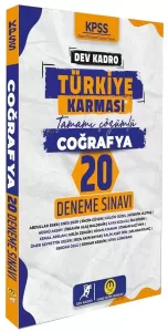 Tasarı Yayınları KPSS Coğrafya Dev Kadro Türkiye Karması 20 Deneme Çözümlü