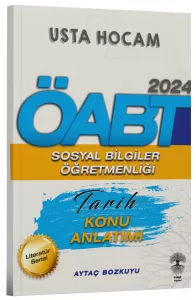 Künçe Yayınları 2024 ÖABT Sosyal Bilgiler Öğretmenliği Tarih Usta Hocam Konu Anlatımı