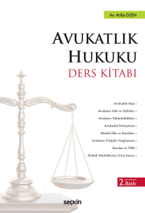Avukatlık Hukuku Ders Kitabı