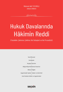 Hukuk Davalarında Hakimin Reddi