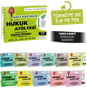 Dizgi Kitap Hukuk Atölyesi Adli Hakimlik Tamamı Çözümlü Orijinal Çıkmış Sorular Seti