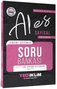 Yediiklim Yayınları 2026 ALES Sayısal Yetenek Tamamı Çözümlü Soru Bankası