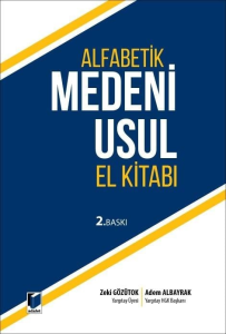 Alfabetik Medeni Usul El Kitabı