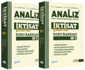 Monopol Yayınları 2026 KPSS A Grubu İktisat Analiz Soru Bankası Çözümlü 2 Cilt Set