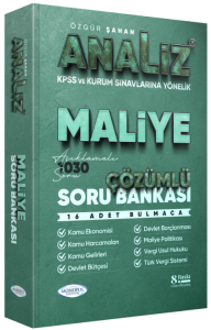 Monopol Yayınları 2026 KPSS A Grubu Analiz Maliye Soru Bankası Çözümlü