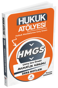Dizgi Kitap Hukuk Atölyesi HMGS Hakimlik Avukatlık Kanunu Ders Notları
