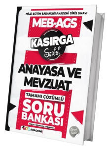 TKM Akademi MEB-AGS Anayasa ve Mevzuat Kasırga Soru Bankası Çözümlü