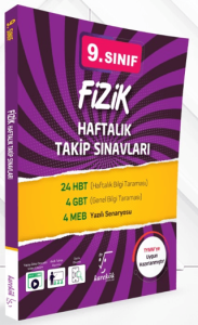 Karekök Yayınları 9. Sınıf Fizik Haftalık Takip Sınavları