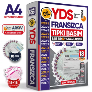 İnformal Yayınları 2026 YDS Fransızca ÖSYM Tıpkı Basım Çıkmış Soru Deneme Paketi 18 li