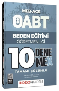 İndeks Akademi 2025 ÖABT MEB-AGS Beden Eğitimi Öğretmenliği 10 DenemeX Çözümlü