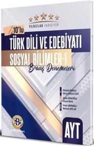 Bilgi Sarmal Yayınları AYT Türk Dili ve Edebiyatı Sosyal Bilimler 1 Yıldızlar Yarışıyor 10 lu Branş Denemeleri