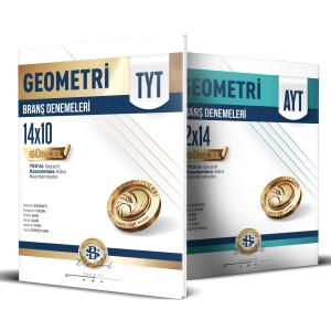 Bilgi Sarmal Yayınları TYT AYT Geometri 12 x 14 Branş Denemeleri
