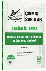İmtiyaz Yayınları 2025 Hakimlik HMGS Borçlar Hukuku Genel Hükümler ve Özel Borç İlişkileri Çıkmış Sorular Çözümlü