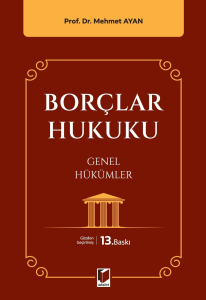 Borçlar Hukuku Genel Hükümler