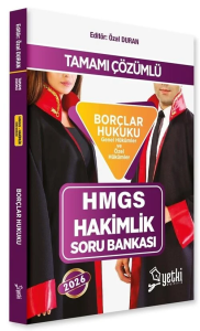 Yetki Yayınları 2026 HMGS Hakimlik Borçlar Hukuku Genel ve Özel Hükümler Soru Bankası