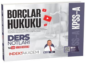 İndeks Akademi 2026 KPSS A Grubu Borçlar Hukuku Video Ders Notları