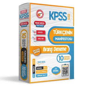 İnformal Yayınları 2025 KPSS Türkçenin Manifestosu Dijital Çözümlü 10 lu Branş Denemesi