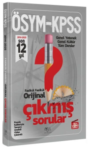 CBA Yayınları 2026 KPSS Genel Yetenek Genel Kültür Orijinal Son 12 Yıl Çıkmış Sorular Fasikül Çözümlü