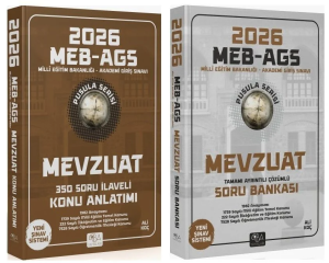 CBA Yayınları 2026 MEB-AGS Mevzuat Konu Anlatımı ve Soru Bankası 2'li Set Pusula Serisi
