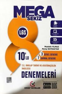 Cevap Yayınları 8. Sınıf LGS MEGA T.C. İnkılap Tarihi ve Atatürkçülük 10 lu Deneme