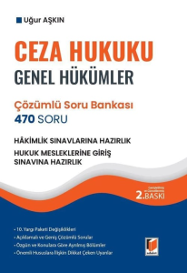 HMGS Ceza Hukuku Genel Hükümler 470 Soru Çözümlü Soru Bankası