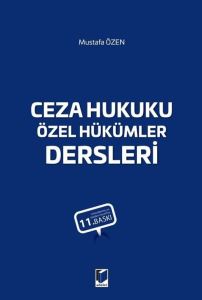 Ceza Hukuku Özel Hükümler Dersleri