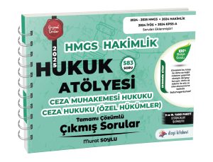 Dizgi Kitap 2025 Hukuk Atölyesi HMGS Hakimlik Ceza Muhakemesi Hukuku, Ceza Hukuku Özel Hükümler Çıkmış Sorular Çözümlü