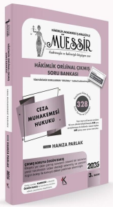 MÜESSİR 2026 Hakimlik Ceza Muhakemesi Hukuku Orijinal Çıkmış Soru Bankası Çözümlü