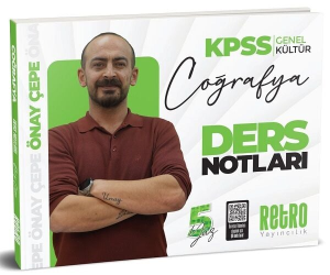 Retro Yayıncılık 2026 KPSS Coğrafya 5Yüz Ders Notları