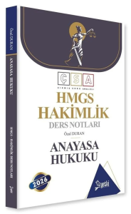 Yetki Yayınları 2026 HMGS Hakimlik Anayasa Hukuku Ders Notları