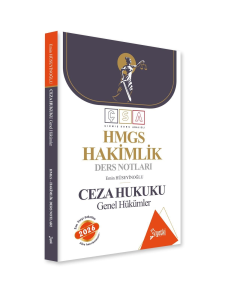 Yetki Yayınları 2026 HMGS Hakimlik Ceza Hukuku Genel Hükümler Ders Notları