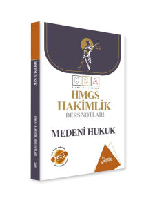 Yetki Yayınları 2026 HMGS Hakimlik Medeni Hukuk Ders Notları