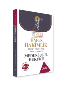 Yetki Yayınları 2026 HMGS Hakimlik Medeni Usul Hukuku Ders Notları