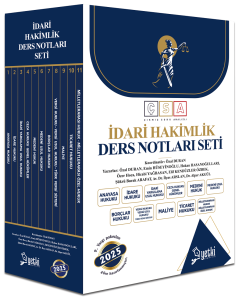 Yetki Yayınları 2025 İdari Hakimlik Ders Notları Seti