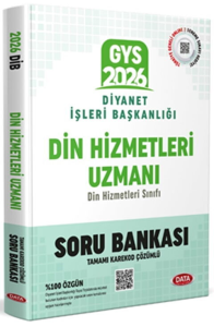 Data Yayınları 2026 Diyanet İşleri Başkanlığı Din Hizmetleri Uzmanı GYS Soru Bankası - Karekod Çözümlü