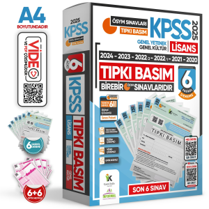 İnformal Yayınları 2025 KPSS Genel Yetenek Genel Kültür Tıpkı Basım 6 Fasikül Deneme Dijital Çözümlü