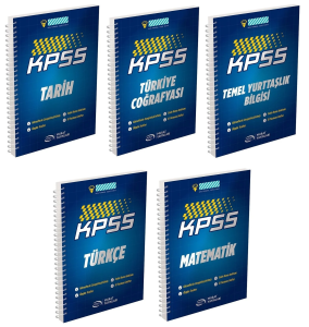 Murat Yayınları KPSS Genel Yetenek Genel Kültür Defteri 5'li Set