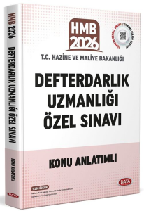 Data Yayınları 2026 Defterdar Uzmanlığı Özel Sınavı Konu Anlatımlı