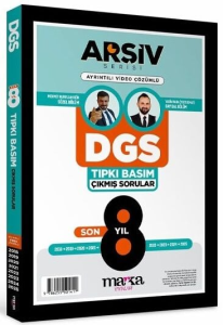 Marka Yayınları 2026 DGS Çıkmış Sorular Son 8 Yıl Tıpkı Basım Çözümlü ARŞİV Serisi